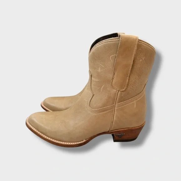 Lane The Plain Jane Bootie in Butterscotch - Picture 3 of 10